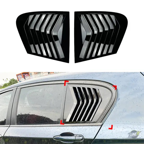 Grille d’aération arrière BMW F20 118i 120i Noir Brillant