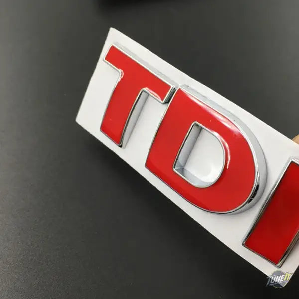 Lettres métalliques 3D TDI VW MK2 MK4 MK5 MK6 MK7 argenté