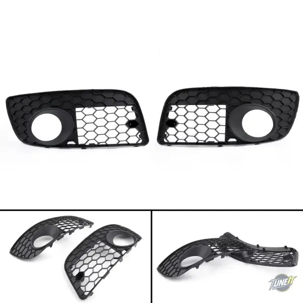 Paire de grilles antibrouillard noir mat pour VW Golf 5 GTI MK5 (2006-2009) - Noir Mat