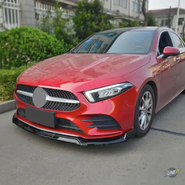 Pare-chocs avant Mercedes Benz Classe A W177 V177 kit ABS Tuning Noir Glossé