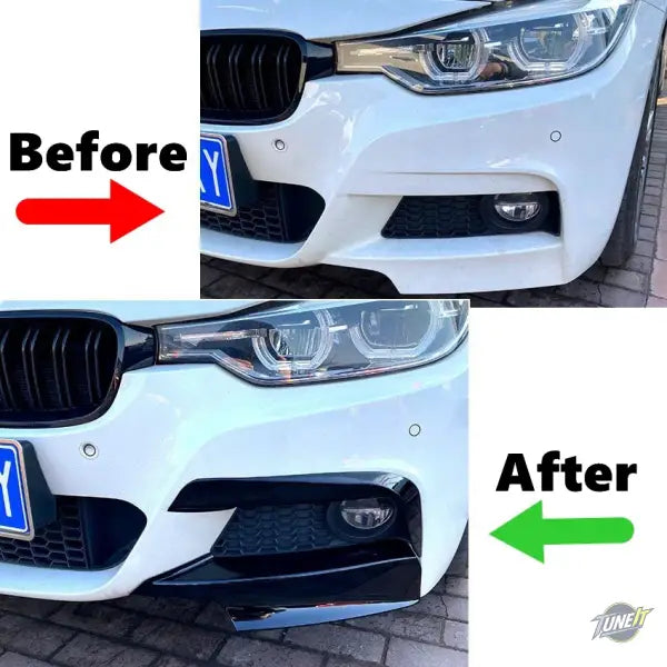 Pare-chocs avant noir brillant BMW Série 3 F30 F31 F35 Style M
