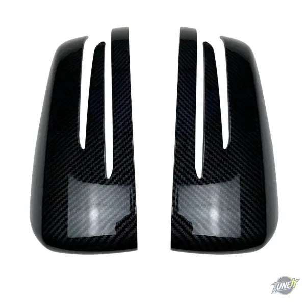 Rétroviseur couverture trim carbon noir brillant Mercedes A B C E S CLA GLA GLK CLS W176 W204 W117 X156 X204 - Carbon