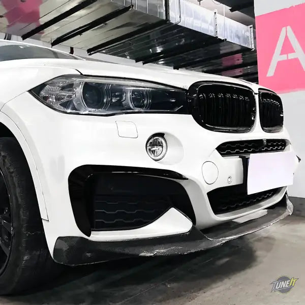 Séparateur de couteau d’air avant noir brillant BMW X6 F16 Style M