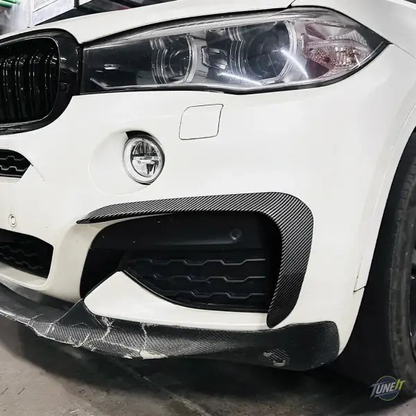 Séparateur de couteau d’air avant noir brillant BMW X6 F16 Style M