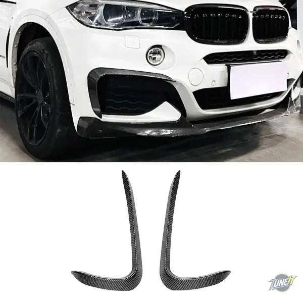 Séparateur de couteau d’air avant noir brillant BMW X6 F16 Style M