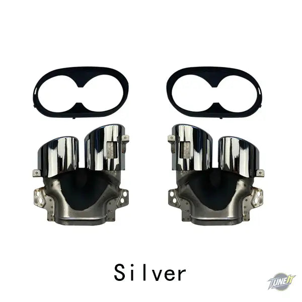 Silencieux d’échappement arrière pour Mercedes Classe A CLA35 GLB35 A45S - Silver