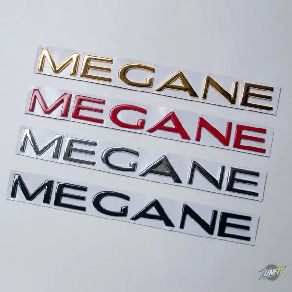 Stickers Lettres Renault Megane 1 2 3 4 - Émblem Trunk 3D Accessoires - Autocollants