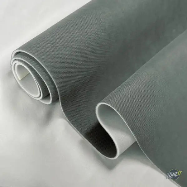 Tissu revêtement de toit daim avec mousse pour intérieur voiture - 5 couleurs (150x50 à 200x150 cm) - Gris / 50x150cm
