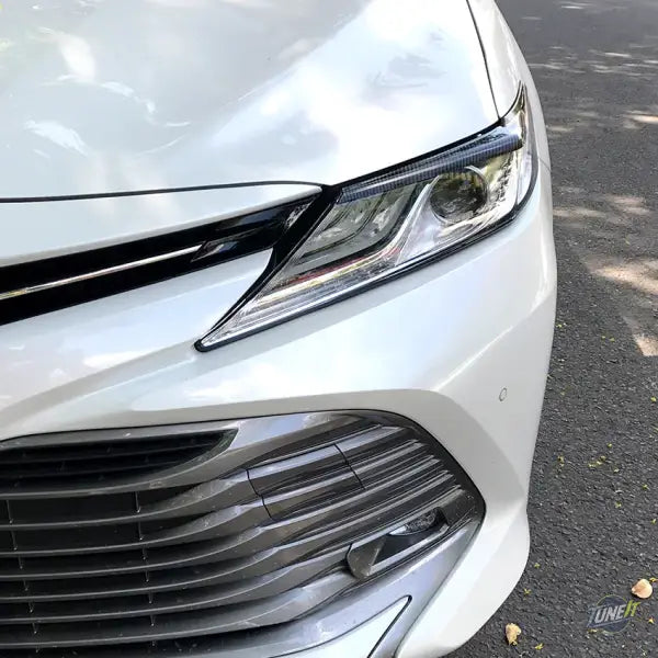 Vitre de phare pour Toyota Camry XV70 2018-2023 finition noir brillant