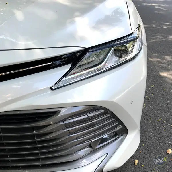 Vitre de phare pour Toyota Camry XV70 2018-2023 finition noir brillant